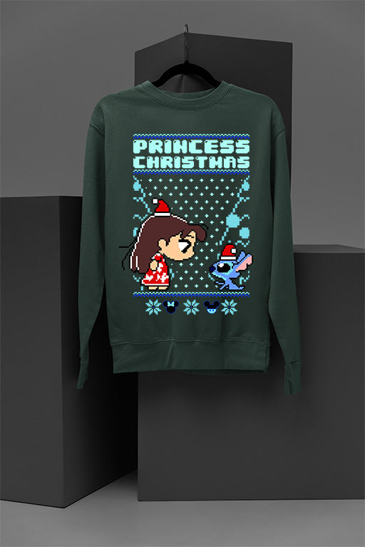 UGLY Lilo and Stitch Christmas Chaos | Vintage Ugly Designs | Festive Stitch Holiday Sweatshirt