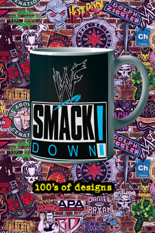 SMACKDOWN 11oz Mug featuring Pro Wrestling | Smackdown Design | [Lead Actor's Name]