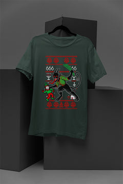 UGLY Krampus Christmas Shirt - Vintage Era Horror | Festive Ugly Design | Retro Demon of