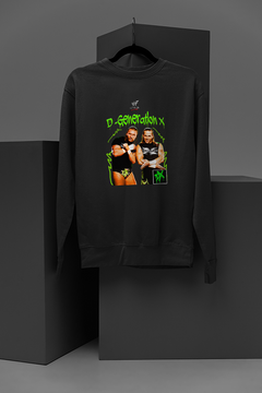 DX Triple Threat Champion Sweatshirt | Attitude Era Vintage WWE Apparel | D-Generation X Icon Hood