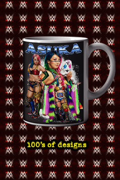ASUKA 11oz Mug | Pro Wrestling Queen ASUKA Photo Coffee Cup | WWE Diva Fan Merchandise