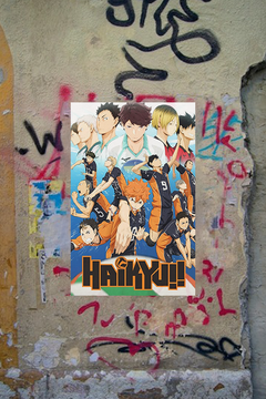 Haikyuu!! Shoyo Hinata Premium Gloss Poster | Anime TV Show Design | Volleyball Anime Art | Bedroom Decor | Wall Art Print | Otaku Gift