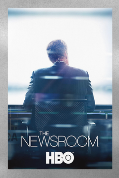 The Newsroom | Jeff Daniels Gloss Poster for Fans of the TV Show and Aaron Sorkin Designs