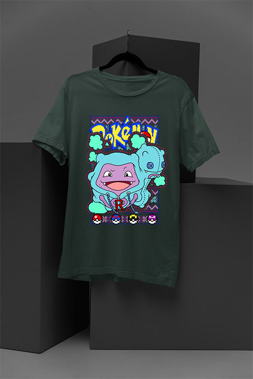 UGLY Koffing Christmas Cheer | Vintage Kanto Villain | Retro Team Rocket Style | U