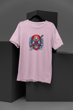 "Arachno Reaper Tee | Marvel-Inspired Spiderman Skull Graphic | Unique Design Shirt"