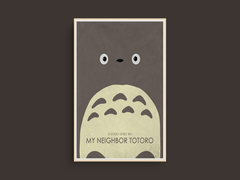 My Neighbour Totoro Canvas Print featuring Totoro | Film Print | Studio Ghibli Art | Home Decor | Movie Poster - 150 characters.