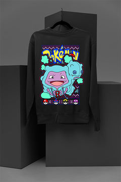UGLY Koffing Christmas Cheer Sweatshirt | Vintage Kanto Villain | Retro Team Rocket Style