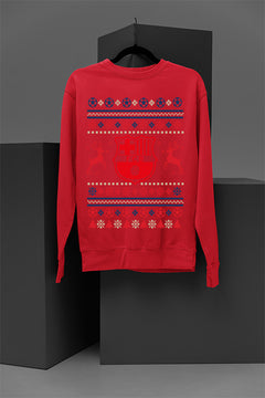 UGLY Vintage Glory Barcelona FCB Logo Christmas Sweatshirt | Soccer Champions | 90s Style