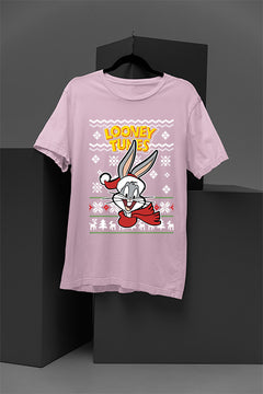 ULGY Bugs Bunny Retro Looney Tunes Christmas T-Shirt | Vintage Bugs Bunny | 90s