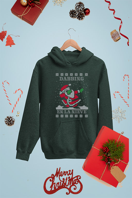 KIDS UGLY: Santa Dabbing Christmas Joy | Kids Christmas Ugly Design | Hood