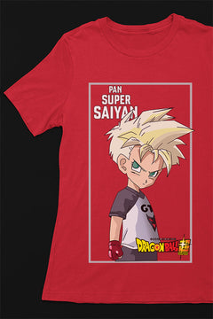 Pan Super Saiyan Dragon Ball Z T-Shirt | Anime Fan Gift | Manga Apparel | Super Saiyan