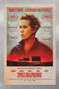 Three Billboards Outside Ebbing, Missouri Frances McDormand Poster | Film Fan Art Print | Three Billboards Design | Movie Memorabilia's Etsy Art Print