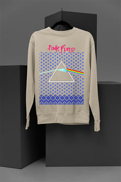 UGLY Psychedelic Christmas Floyd Sweatshirt | Vintage Rock Band Xmas Apparel | 70s