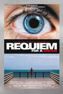 Requiem for a Dream | Jared Leto Gloss Poster | Film Art Print | Movie Memorabilia | Unique Design | Wall Decor