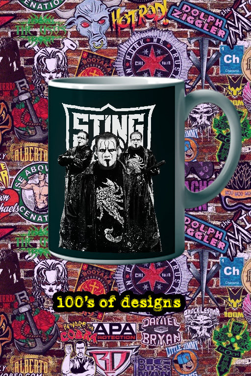 STING 11oz Mug | WWE Icon STING | Wrestling Legend STING | Unique STING Design