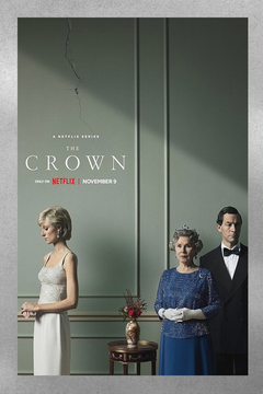 The Crown Olivia Colman Poster | Queen Elizabeth II Wall Art Print | TV Show The Crown Merchandise | Premium Gloss Poster for Fans of The Crown Series | The Crown Olivia Colman Collectible Art Print