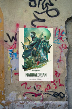 The Mandalorian | Pedro Pascal | Premium Gloss Poster | TV Show Design | Etsy Shopify SEO