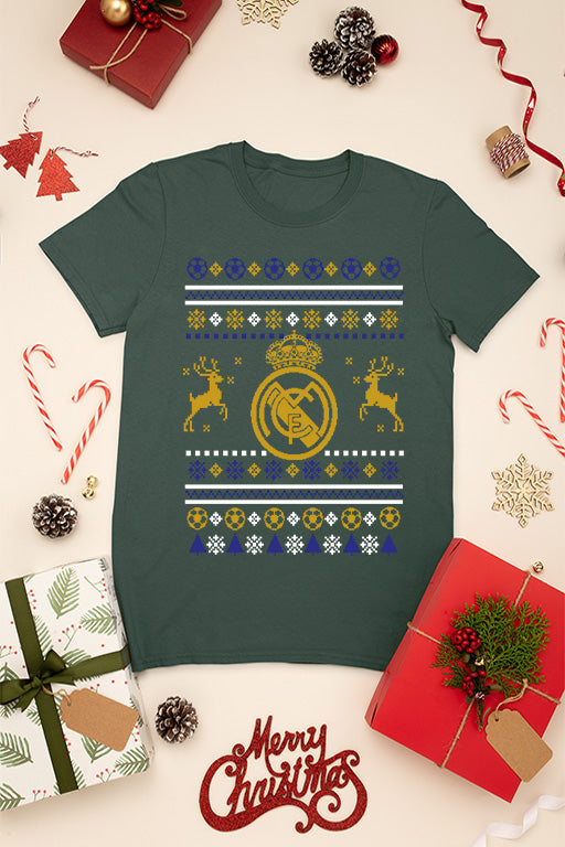 KIDS UGLY: Retro Real Madrid Football Club Logo | Kids Christmas Ugly Design | Vintage
