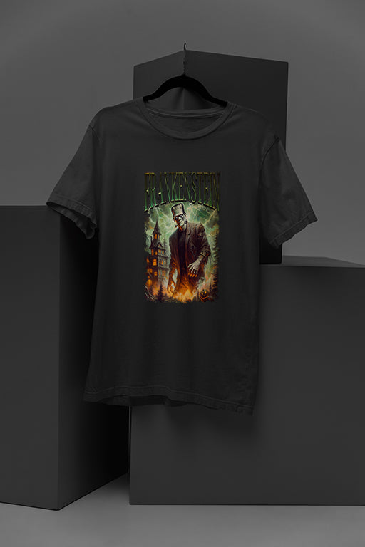 Horror Frankenstein | Vintage Graphic Tee | Scary Movie Costume | Halloween