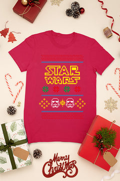 KIDS UGLY Galactic Christmas: Star Wars Logo & Storm Troopers | Retro Kids Style |