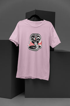 "Cobra Kai Korean Logo Inspired T-shirt | Classic 80s Style | Retro Karate Kid Att