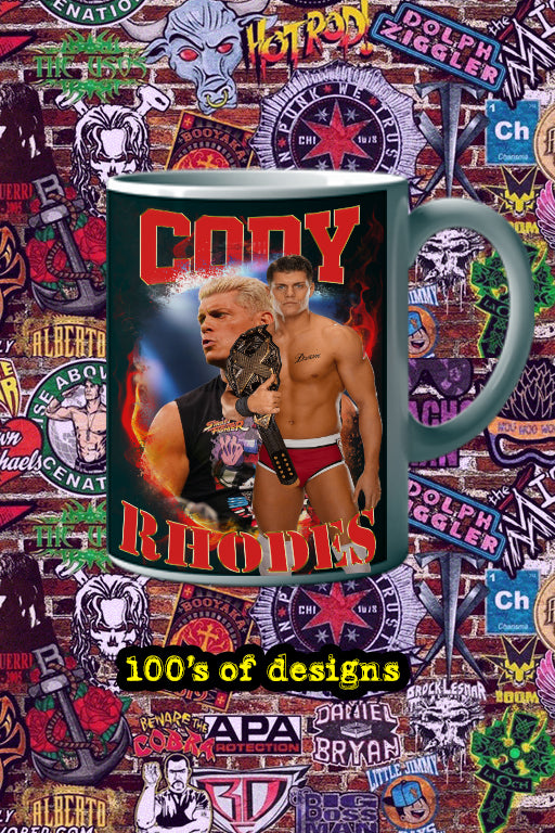 Cody Rhodes 11oz Mug | Pro Wrestling Image Featuring Cody Rhodes
