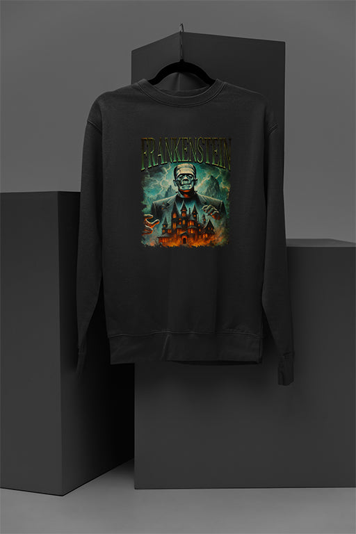 Horror | Frankenstein Cozy Pullover | Monster Movie | Warm Sweatshirt | Classic Halloween