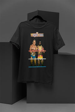 Wrestelamania 1 WWE T-shirt | Retro Wrestling Champion Apparel | 1980s