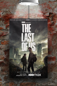 The Last of Us Poster featuring Joel and Ellie | TV Show Design | Gloss Print | Wall Decor | Art Print | Bestseller