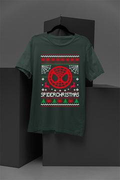 UGLY Spiderman SpiderChristmas | Festive Marvel Christmas Tee | Retro Spiderman Xmas Shirt |