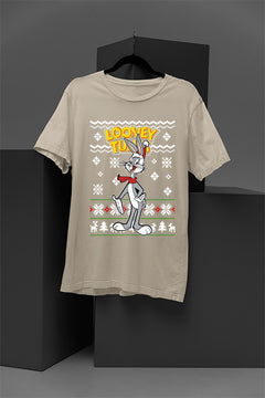 UGLY Bugs Bunny Christmas Retro Festive Tee | Looney Tunes Nostalgia | Vintage