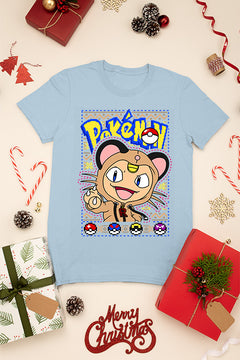 KIDS UGLY Meowth from Pokemon | Festive Kids Christmas Design | Retro 90