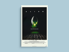 Alien Canvas Print | Sigourney Weaver Art Poster | Film Memorabilia Wall Decor | Sci-Fi Horror Movie Fan Gift