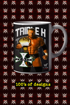 TRIPLE H 11oz Mug featuring Pro Wrestling Superstar Includes Keywords: Hunter Hearst Helmsley | Wrestling Fan Gift | Unique Wrestler Merchandise