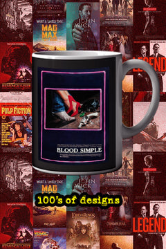 Blood Simple 11oz Mug - Frances McDormand | Joel Coen | Film noir | Crime thriller | Vintage poster design