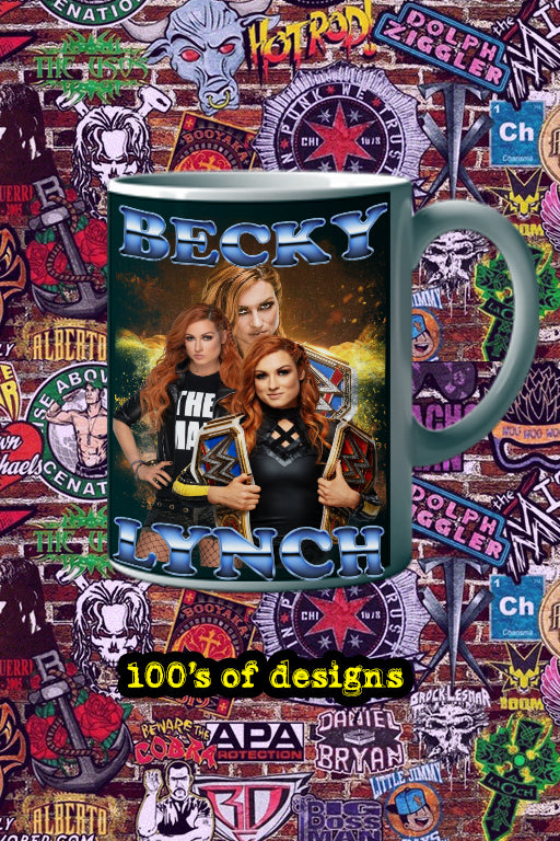 BECKY LYNCH 11oz Mug | Pro Wrestling Star BECKY LYNCH | Unique Wrestling Fan Gift