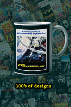 2001 A Space Odyssey 11oz Mug Featuring Keir Dullea | Film Memorabilia Design