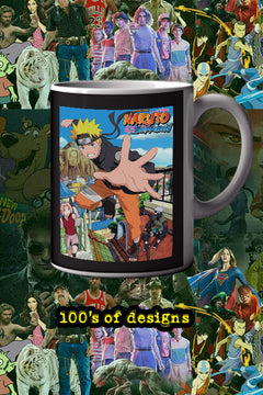 Naruto Shipuuden | 11oz Mug | Naruto Uzumaki | TV Show Gift | Naruto Shipuuden Poster Design | Anime Coffee Cup