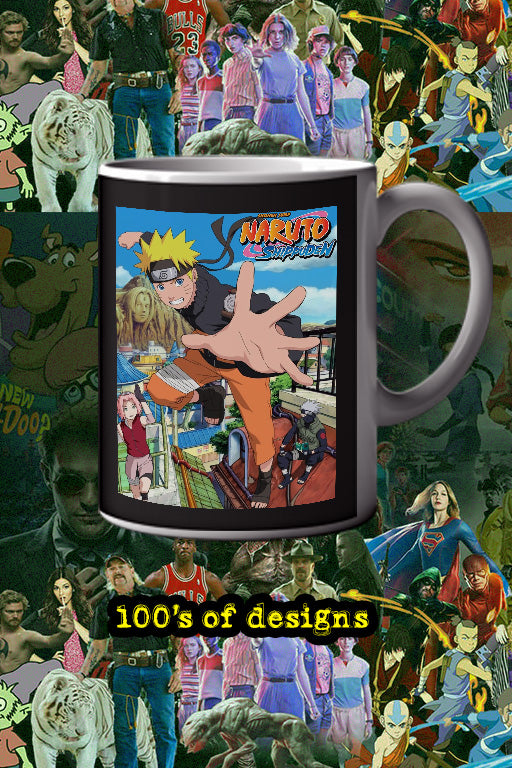 Naruto Shipuuden | 11oz Mug | Naruto Uzumaki | TV Show Gift | Naruto Shipuuden Poster Design | Anime Coffee Cup