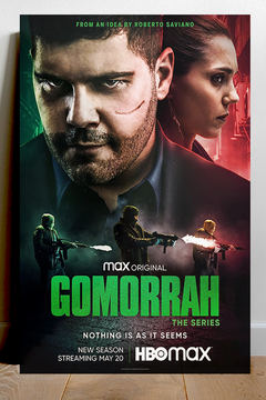 Gomorrah Gloss Poster | Marco D'Amore Design | TV Show Decor | Premium Print | Gangster Drama Art