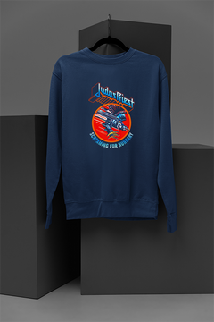 Judas Priest | Band Sweatshirt | Vintage Metal | Heavy Metal Fashion | 80s Rock | Metalhead Clothing | Rock 'n' Roll Style | Hell Bent for Leather | British Steel Vibes | Priestess of Style | Electric Eye Appeal