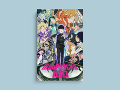 Mob Psycho 100 Canvas Print - Shigeo Kageyama | Reigen Arataka | Anime Fan Art | Wall Decor