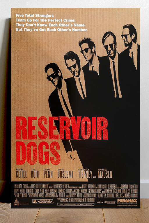 Reservoir Dogs - Harvey Keitel - Premium Gloss Poster | Film Art | Vintage Movie Decor | Quentin Tarantino Film Poster | Classic Movie Print