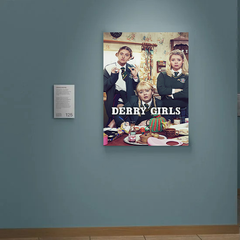 Derry Girls Canvas Print | TV Show Design | Erin Quinn Michelle O'neill Clare Devlin More Details