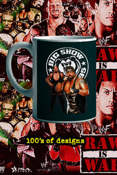 BIG SHOW 11oz Mug | WWE Collection | Heavyweight Design |  Wrestler Merchandise | Home Office Decor | Gift for Wrestling Fans