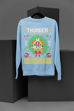 UGLY Thundercats Christmas Sweatshirt | Retro 80s Design | Santa's Favorite Thundercats Fan