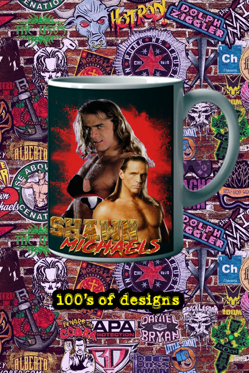 Shawn Michaels 11oz Mug | Pro Wrestling Legend Design