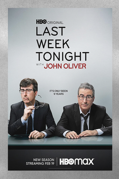 Last Week Tonight with John Oliver Gloss Poster | John Oliver TV Show Fan Art | Unique Last Week Tonight Design