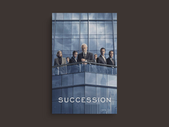 Succession Canvas Print: Kendall Roy | TV Show Poster | Succession Design | Wall Art Décor