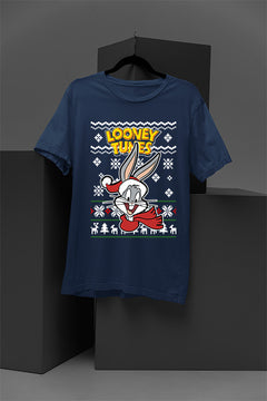 ULGY Bugs Bunny Retro Looney Tunes Christmas T-Shirt | Vintage Bugs Bunny | 90s